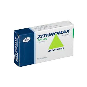 Verpackung von Zithromax 500mg